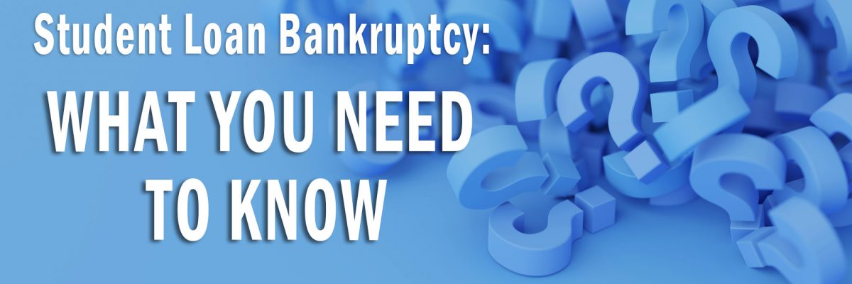 student loan bankruptcy